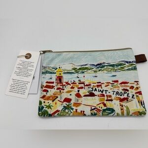 Saint-Tropez Makeup Zipper Pouch - Fragonard's Multi Color